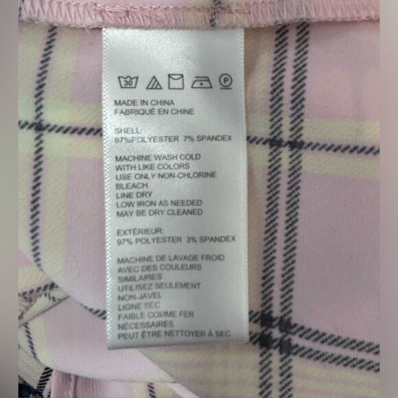 Urban Outfitters Cher Pink Plaid Maxi Slip Dress Black Lace Size Medium - Picture 14 of 16